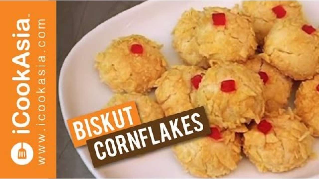 Cornflakes biskut Resepi Biskut