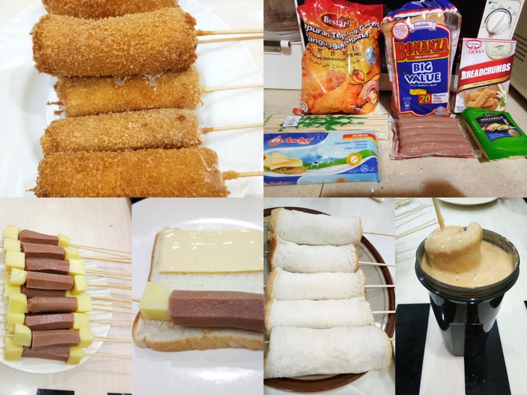 Jom Buat Corndog Cheese Sesuai Untuk Anak Anak Semudah Abc Step By Step Icookasia Asian Recipe Food Channel