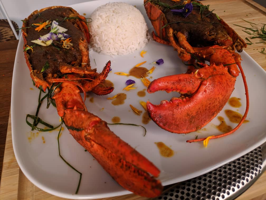rendang minang lobster chef iskandar icookasia