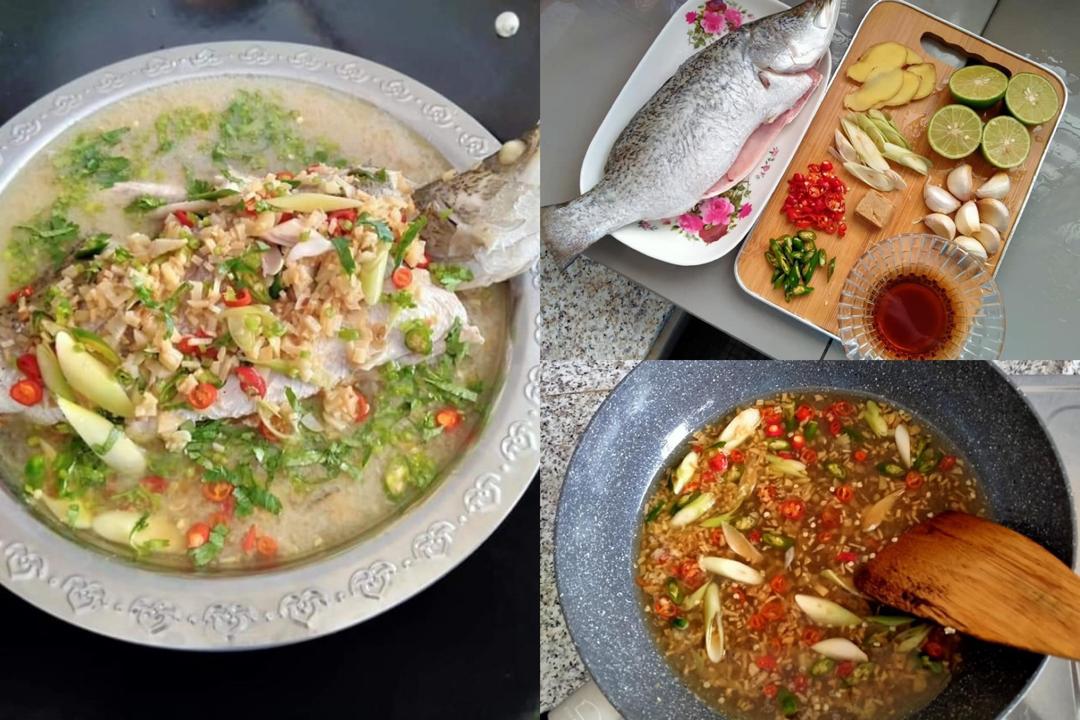 Ikan Siakap Stim Ala Thai Paling Power. Tapi Simple Je Nak Buat. - iCookAsia | Asian Recipe ...