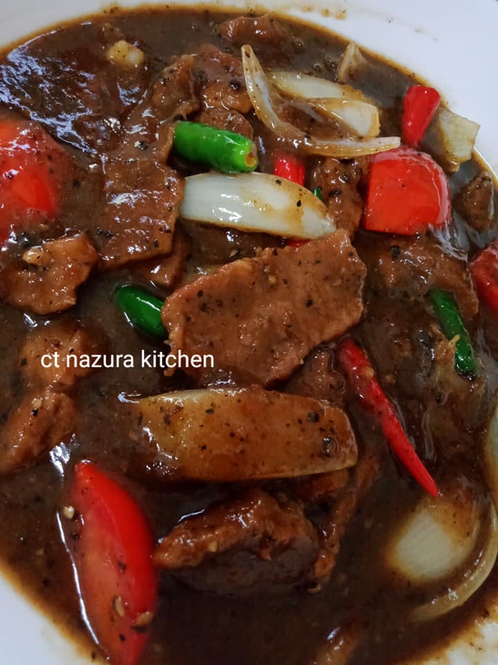 Daging Black Pepper Paling Mudah Nak Buat Icookasia