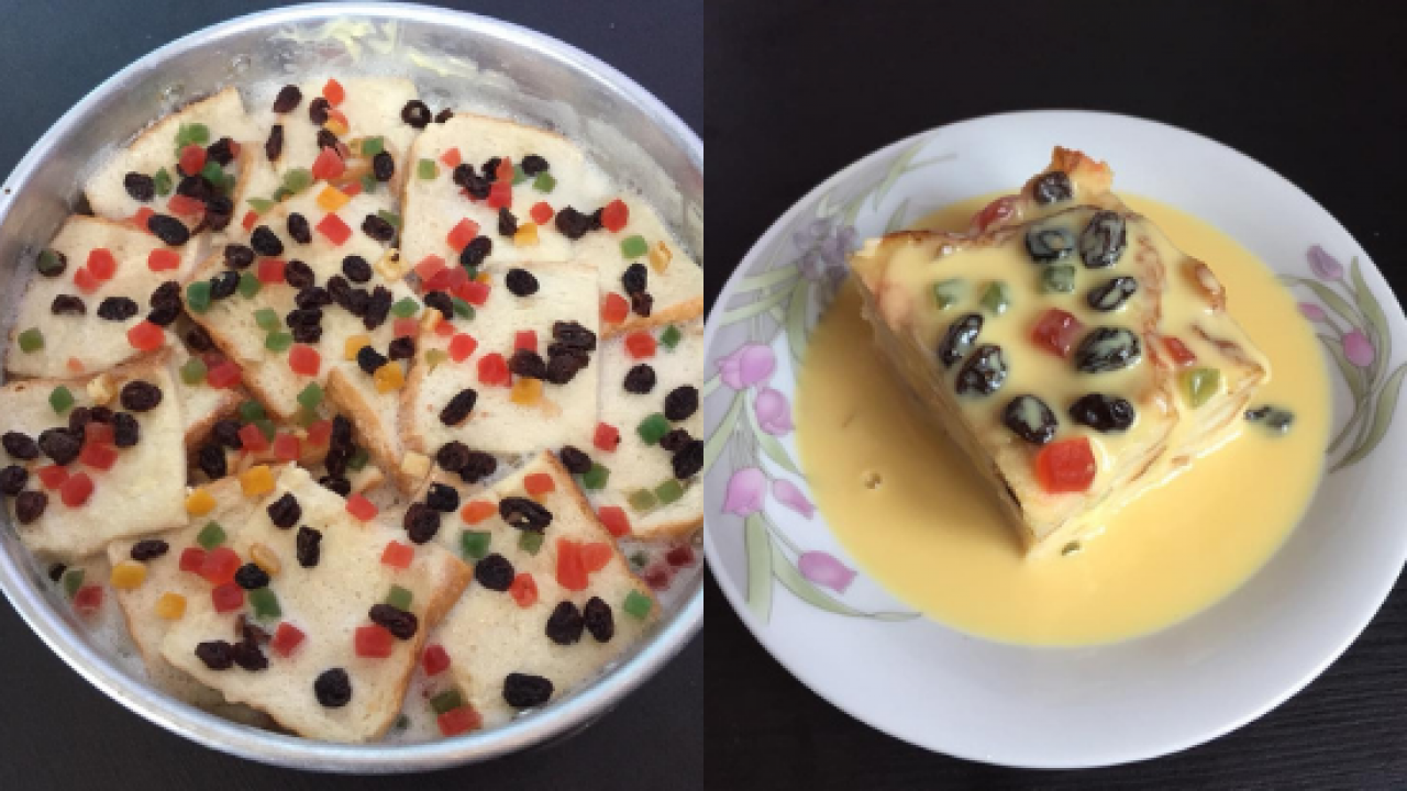 Resepi Puding Roti Bersos Kastard Yang Lemak Berkrim Makan 1 Suap Mana Cukup Mestilah Nak Satu Pinggan Icookasia