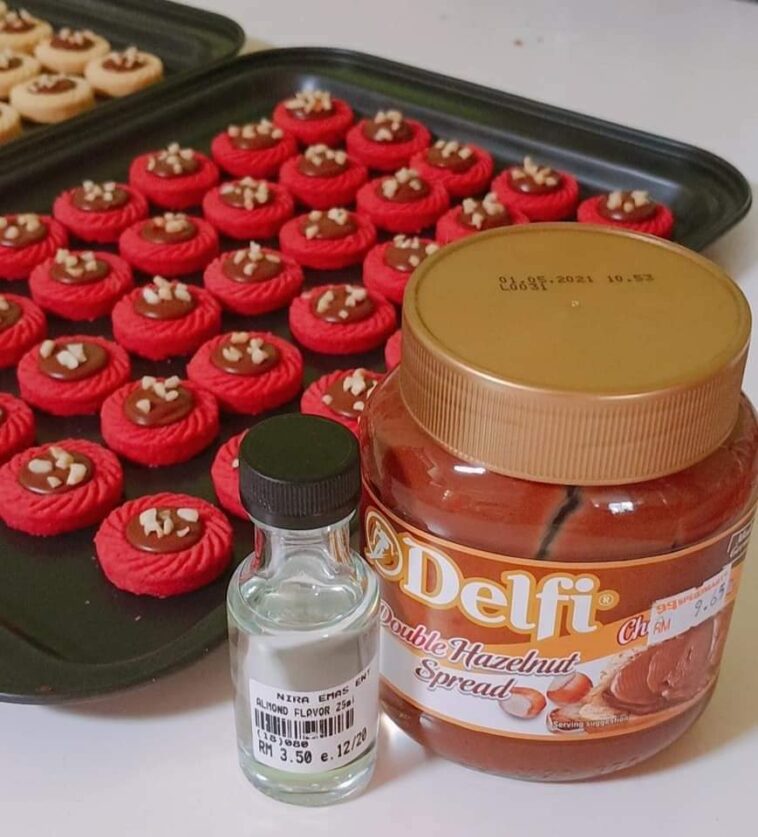 Resepi Kuih Raya Tart Nutella Yang Mudah Dan Ringkas. Pastikan Sangai