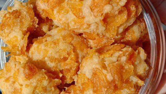 Biskut cornflakes crunchy resepi Resipi Biskut
