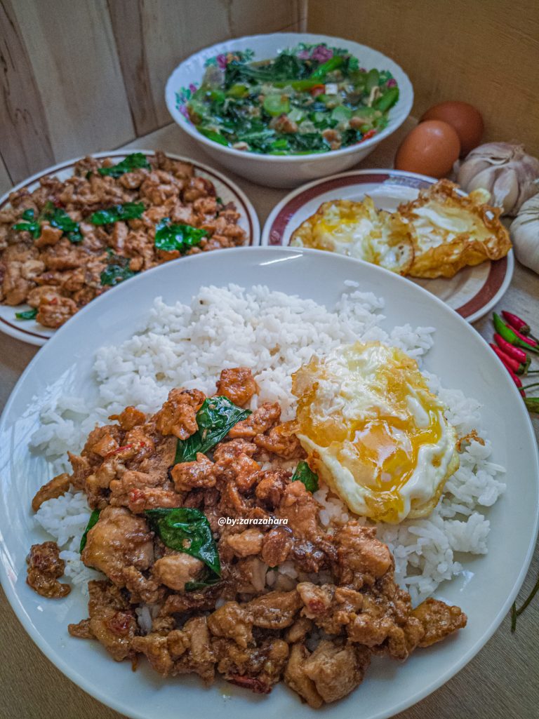 Ayam Pad Kra Pao Mudah Sangat, Tak Perlu ke Thailand. Ikut