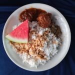 Hidangan nasi dan lauk kampung di Pendang, Kedah