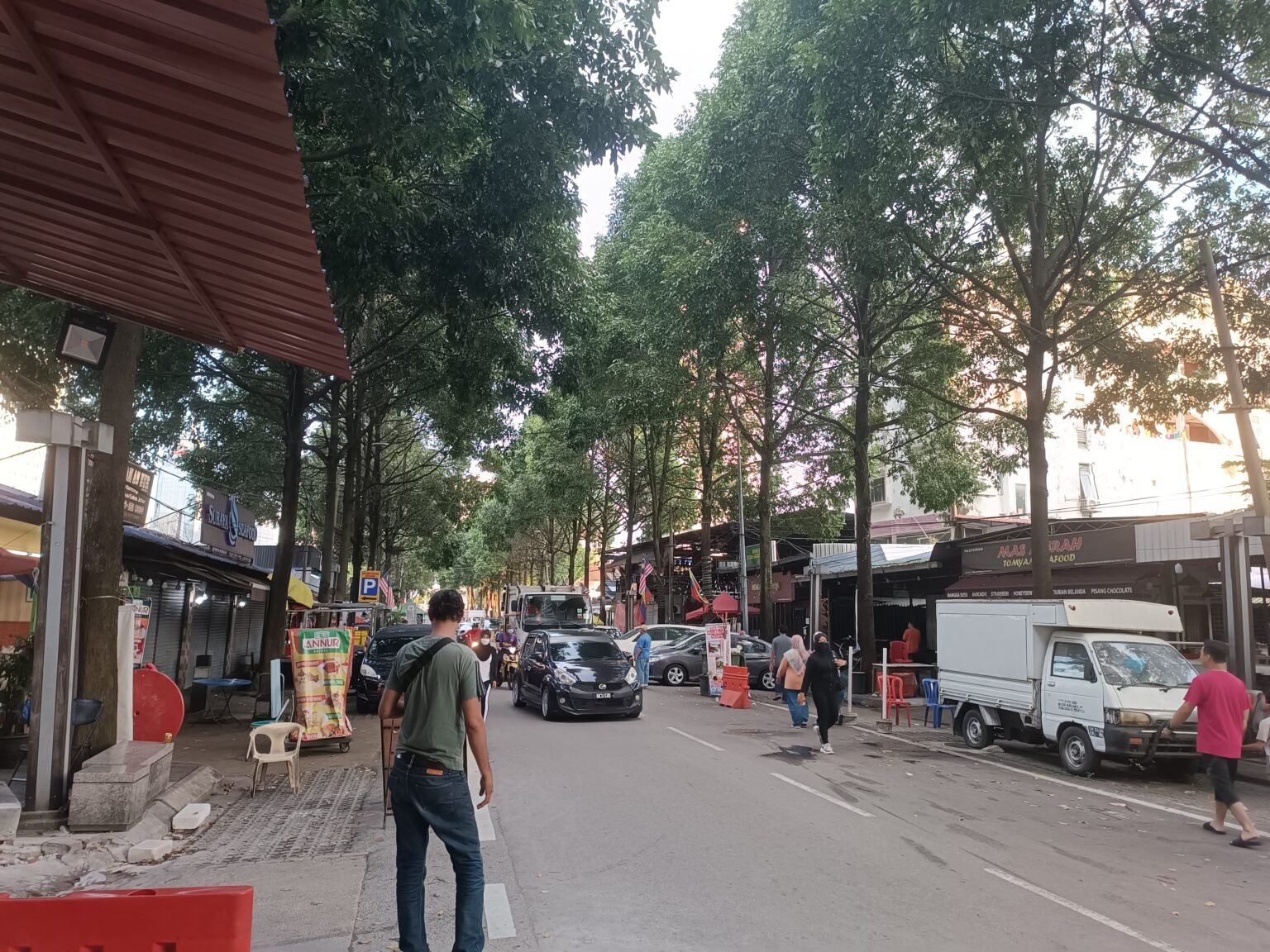 Foto arkib Jalan Raja Muda Musa di Kampung Baru pada Ogos 2022.