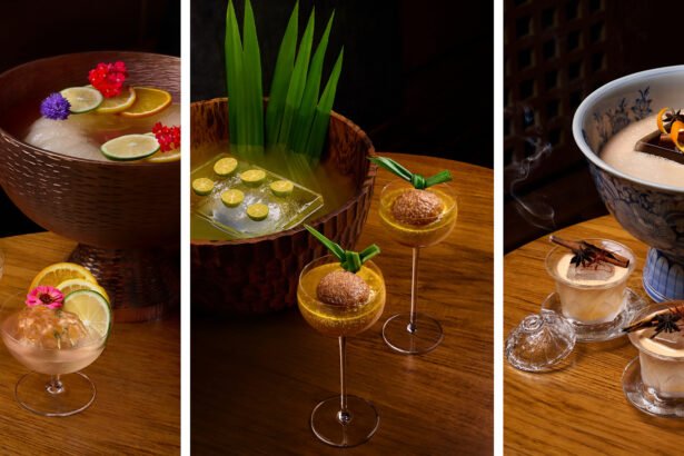 Blooming Flower, Silk Road and Night Market drinks from Renaissance Hotels