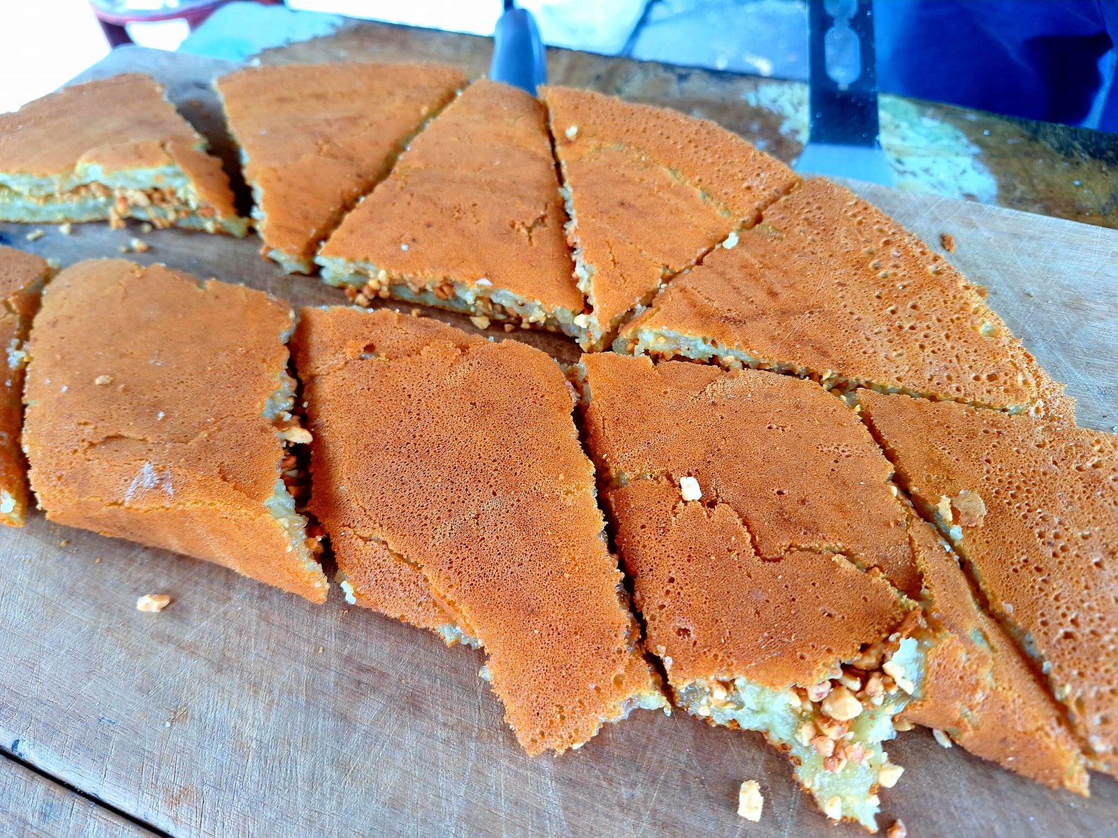 Apam balik tebal di Pasar Kampar