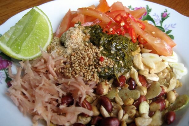Myanmar laphet thoke tea leaf salad