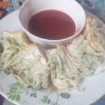 Tauhu sumbat served with sambal cili