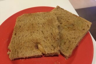 Kaya toast breakfast served in Singapore