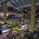 Interior of Warorot Market in Chiang Mai in an earlier photograph