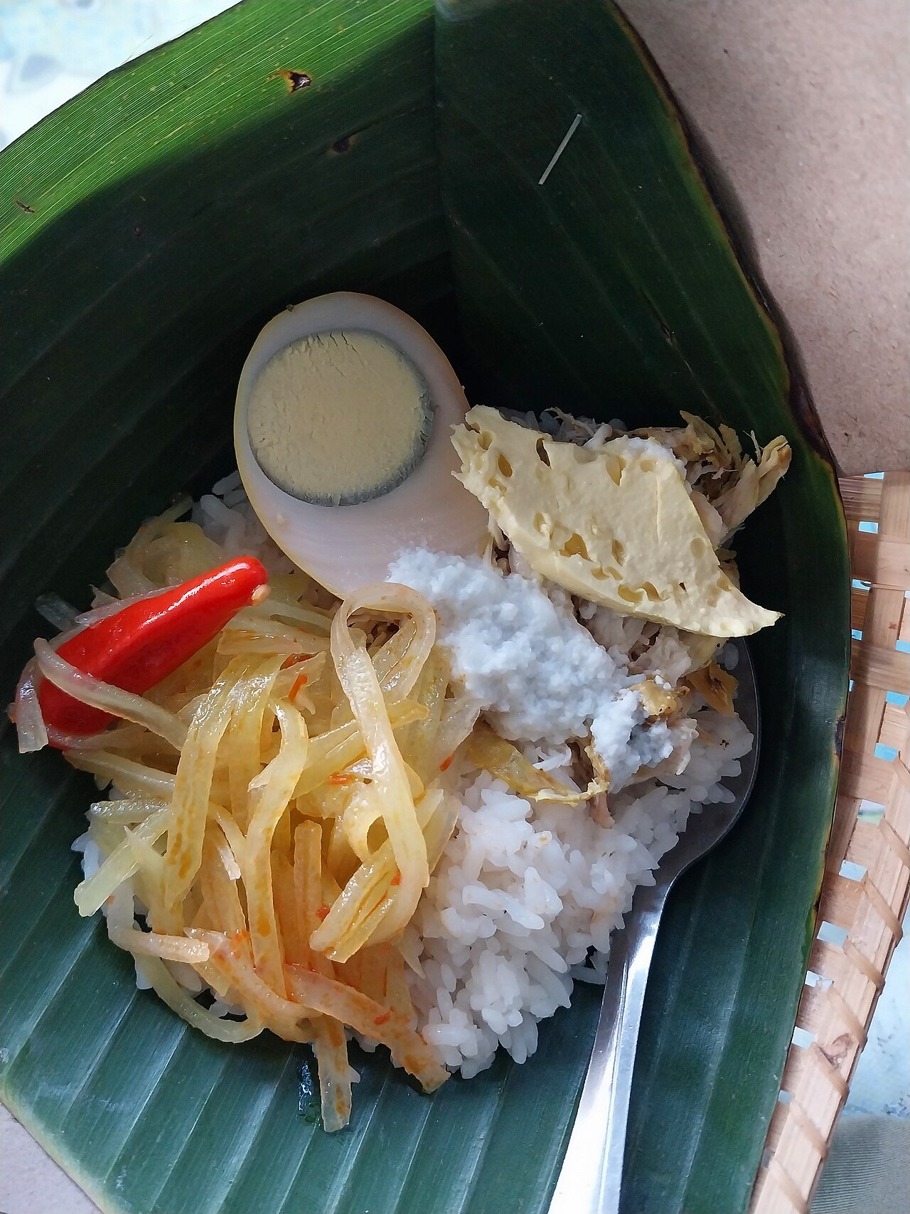 Another serving of nasi liwet in Solo