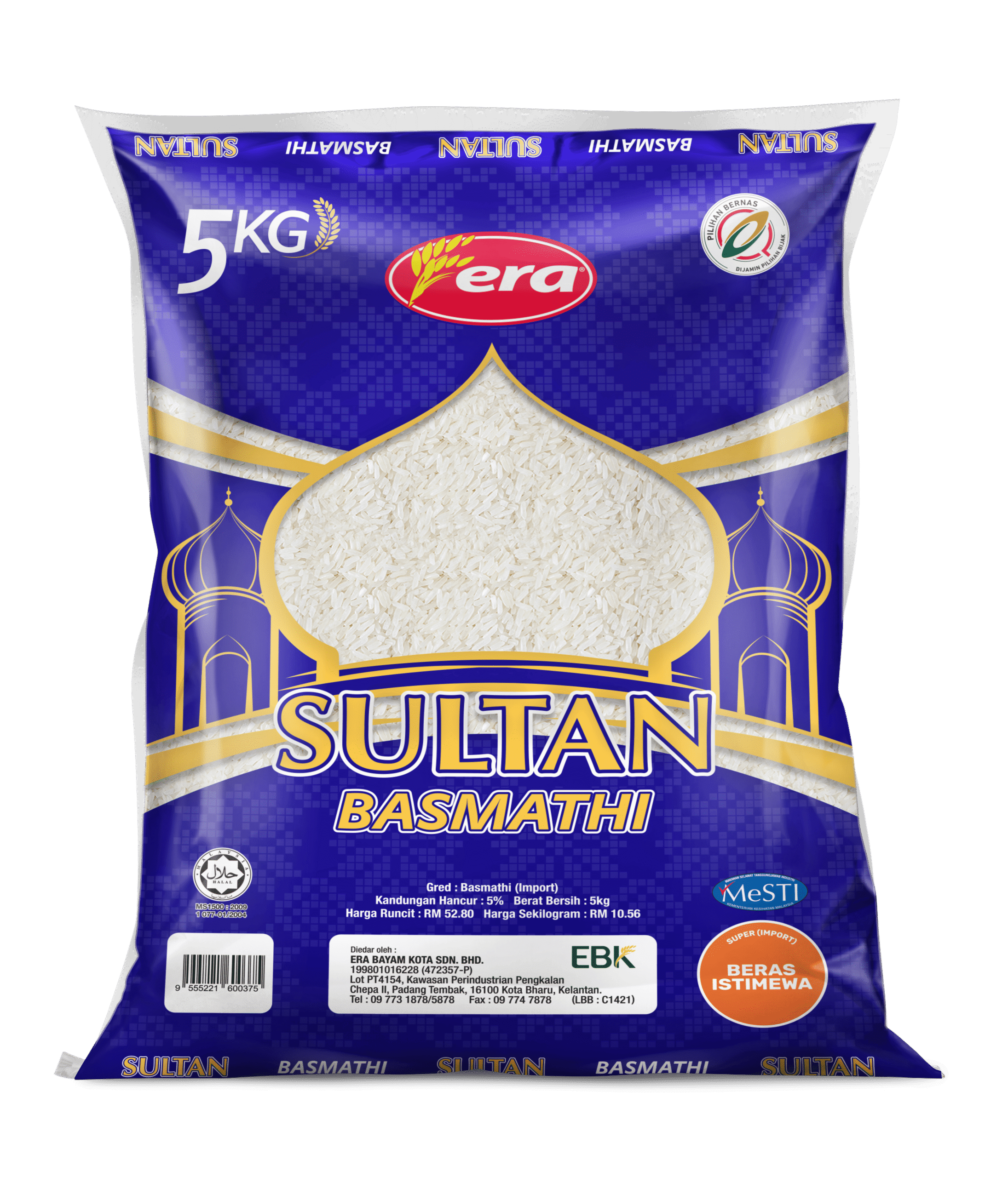 Beras ERA Sultan Basmathi